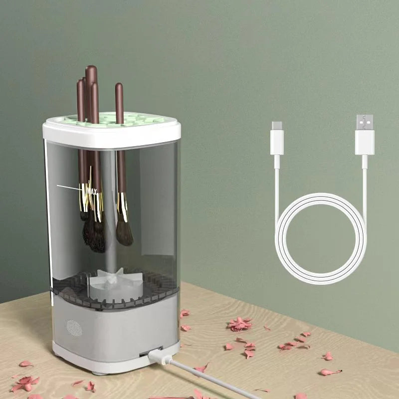 Electric Makeup Brush Cleaning