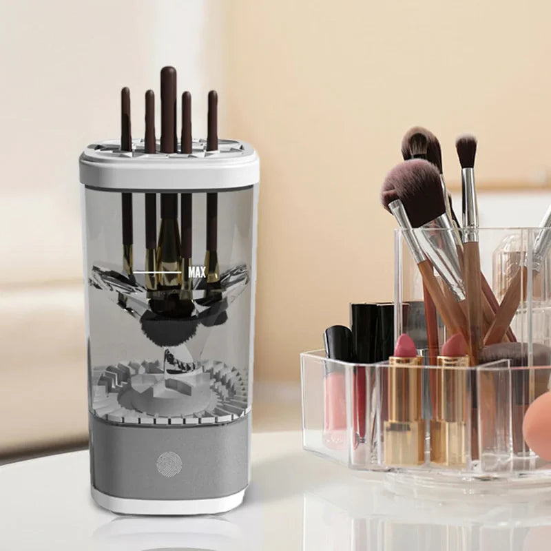 Electric Makeup Brush Cleaning