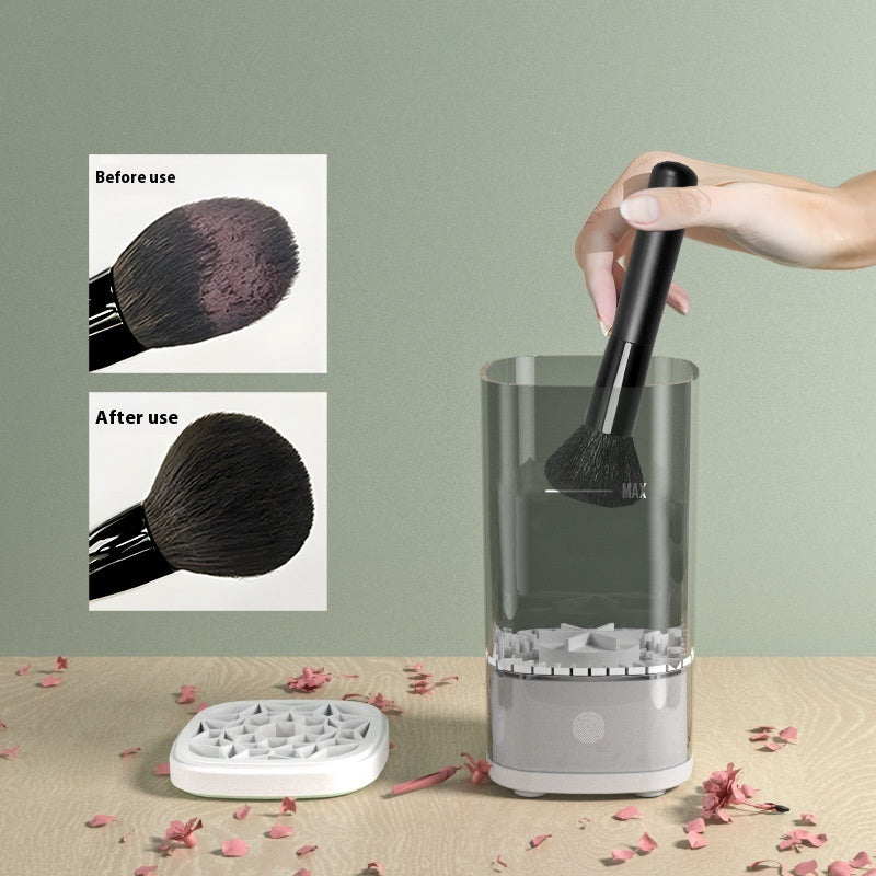 Electric Makeup Brush Cleaning
