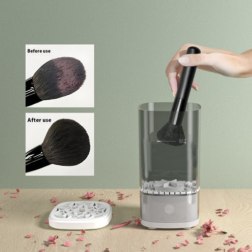 Electric Makeup Brush Cleaning