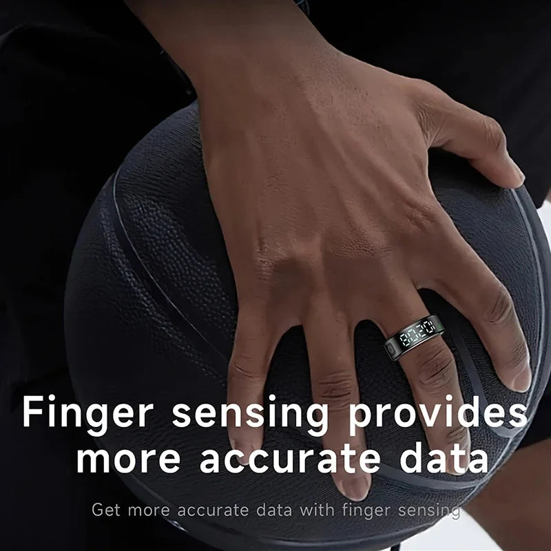 Smart Ring With Display Screen Touch Flip Smart Finger