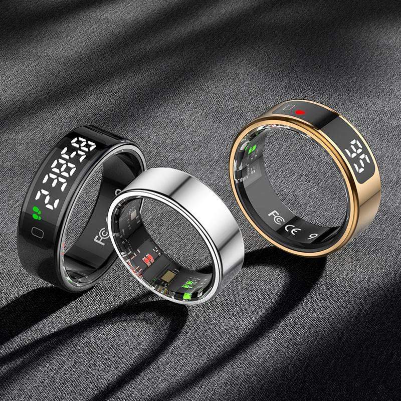 Smart Ring With Display Screen Touch Flip Smart Finger