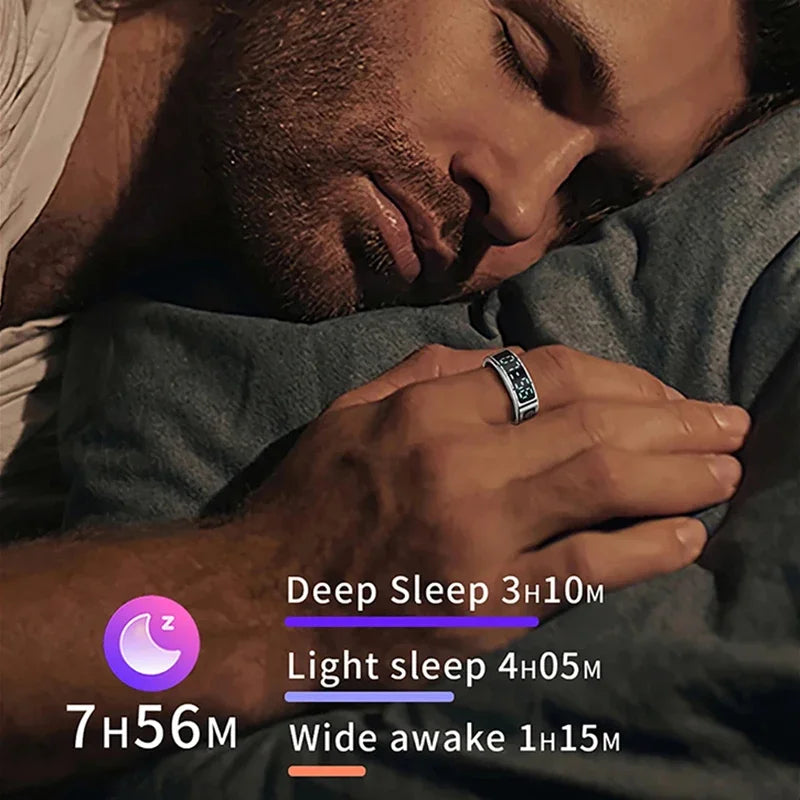Smart Ring With Display Screen Touch Flip Smart Finger